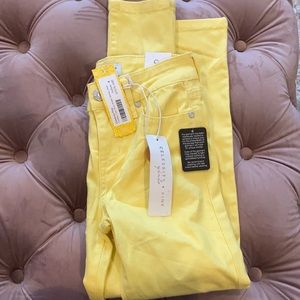 Stitch Fix Celebrity Pink Celsey Ankle Jean Yellow